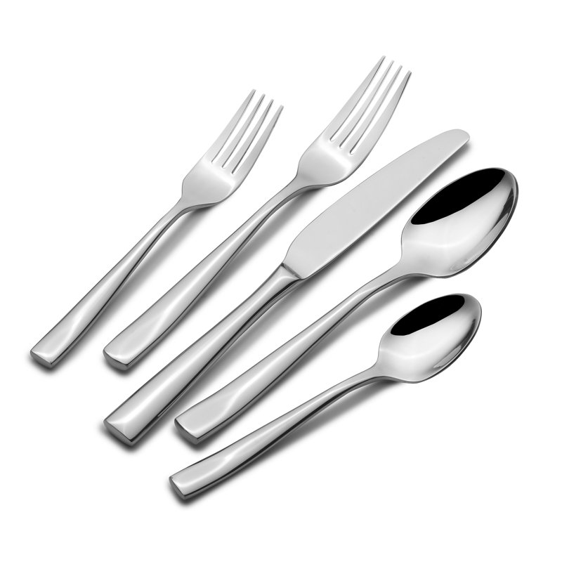 St. James Forged 42-Piece Flatware Set & Reviews | Wayfair